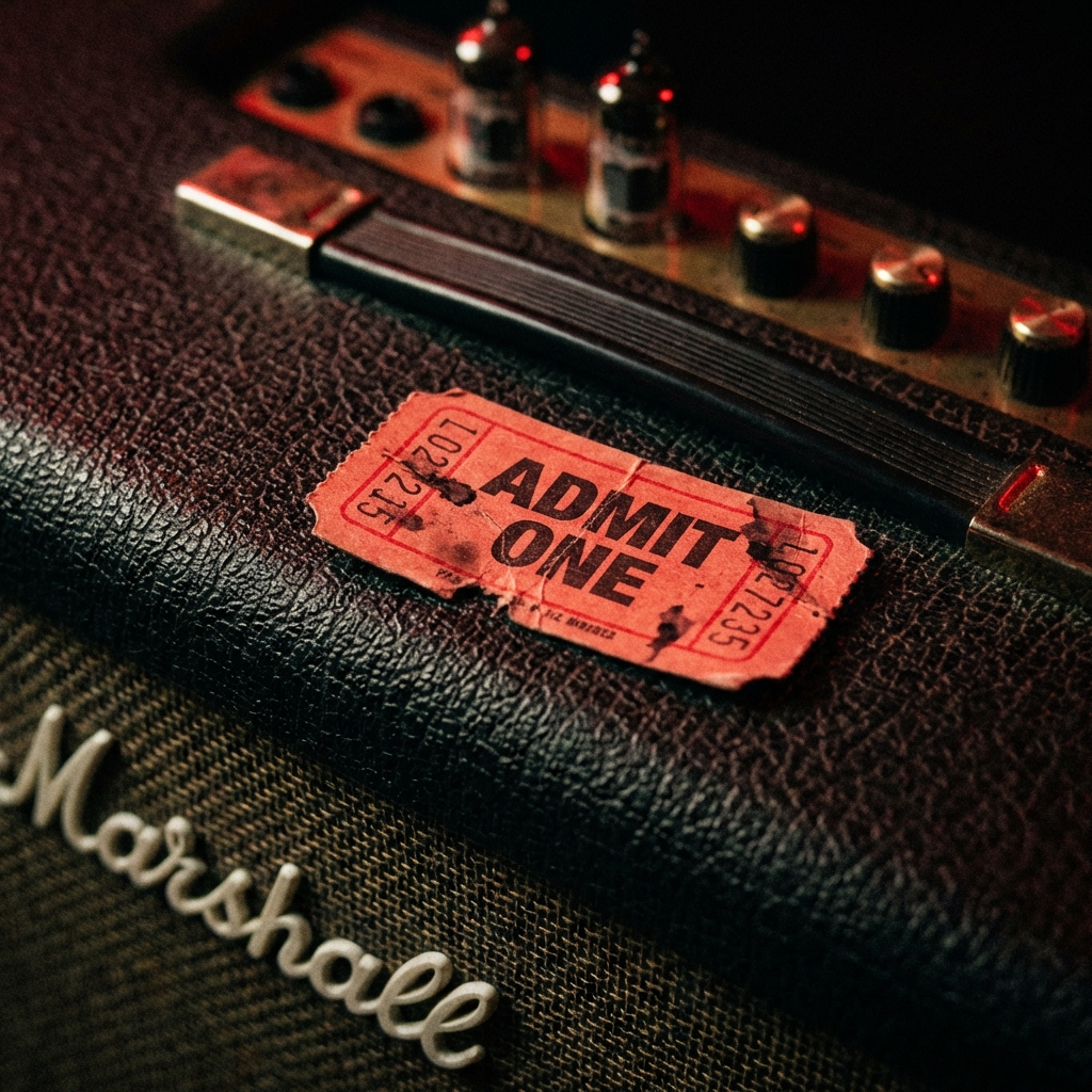 Ticket Stub on Amp